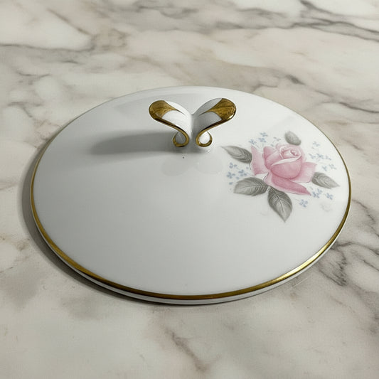 Vintage Noritake China Roseville Sugar Bowl Replacement Lid - Japan