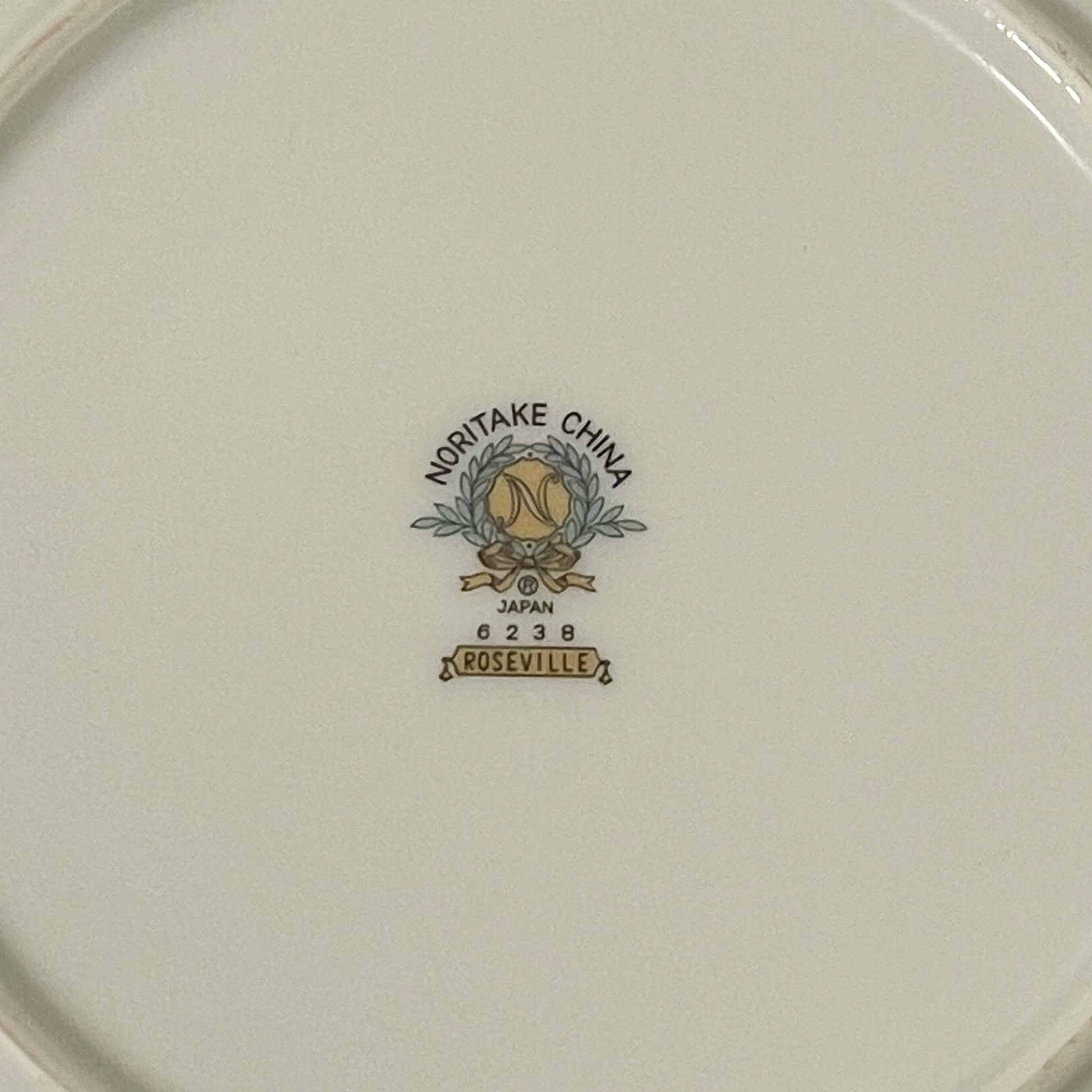 Vintage Noritake China Roseville Salad Plate #6238 - c1961 - 1973