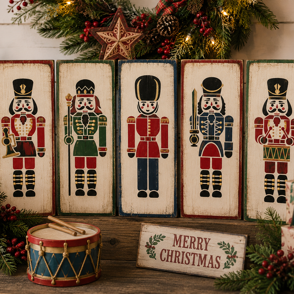 JRV Nutcracker Mini Stencil Set of 5 - 15 Mil Mylar Made in USA