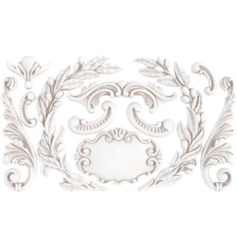 IOD OLIVE CREST Decor Mould by Iron Orchid Designs