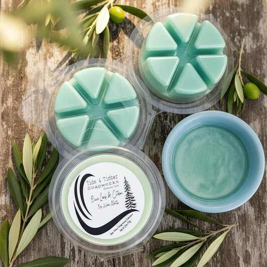 Olive Leaf & Citron Soy Wax Melts by Tide & Timber Soapworks