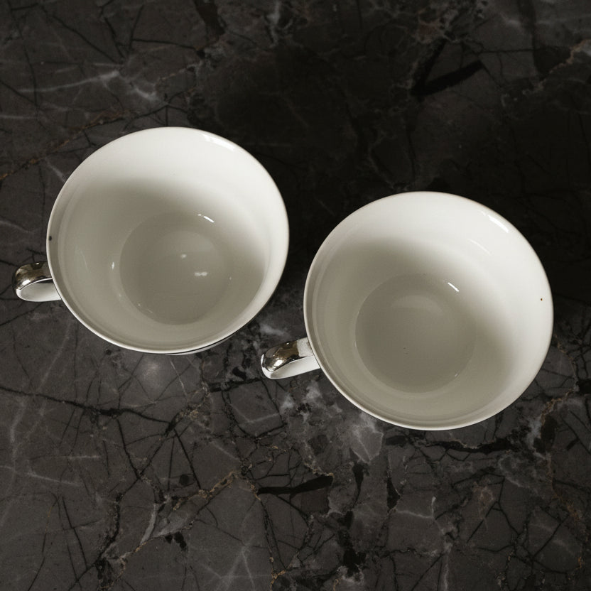 Oriental China Tea Cups Japan - Set of 2