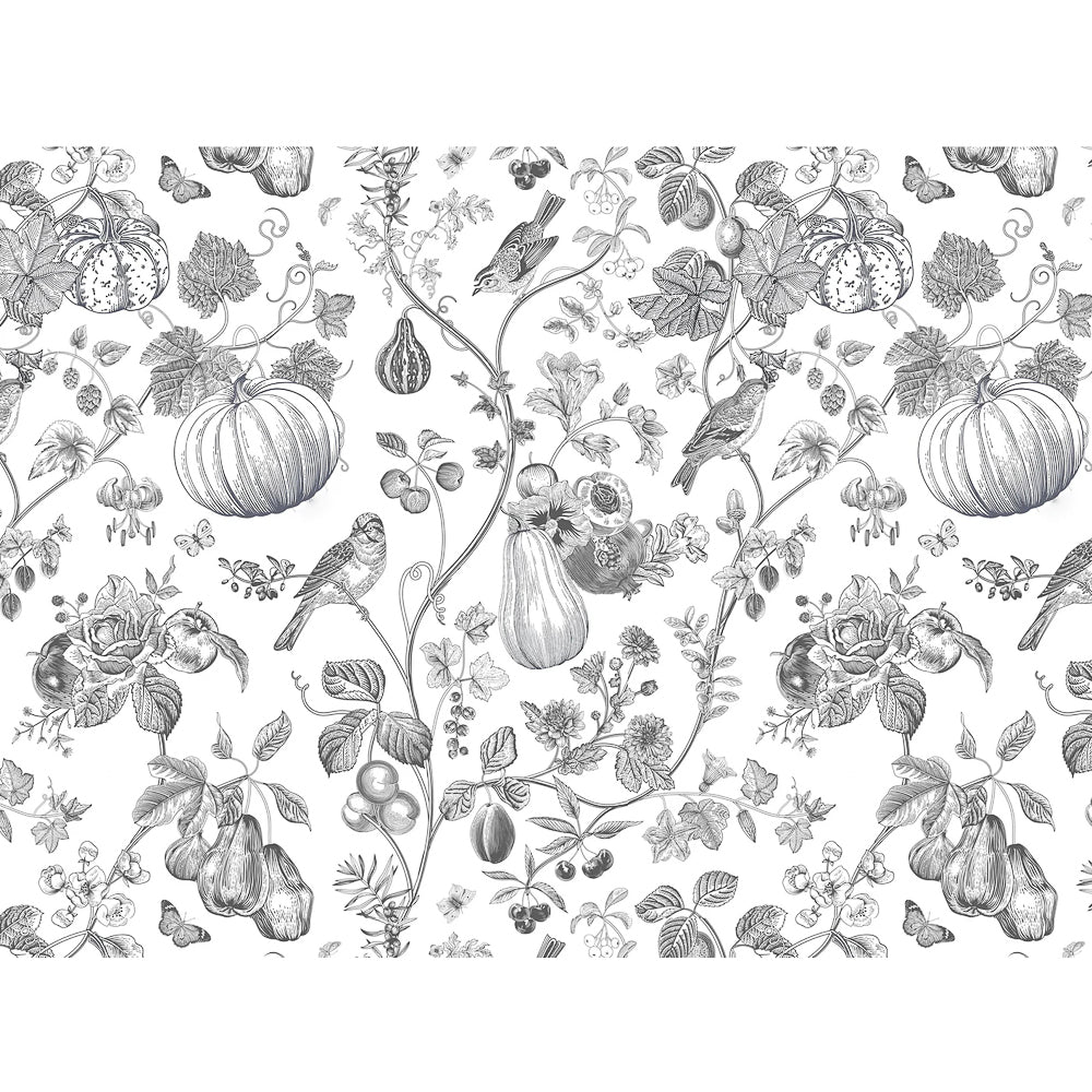 Roycycled Treasures Paintable Harvest Decoupage Paper - 20 x 30