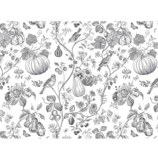 Roycycled Treasures Paintable Harvest Decoupage Paper - 20 x 30