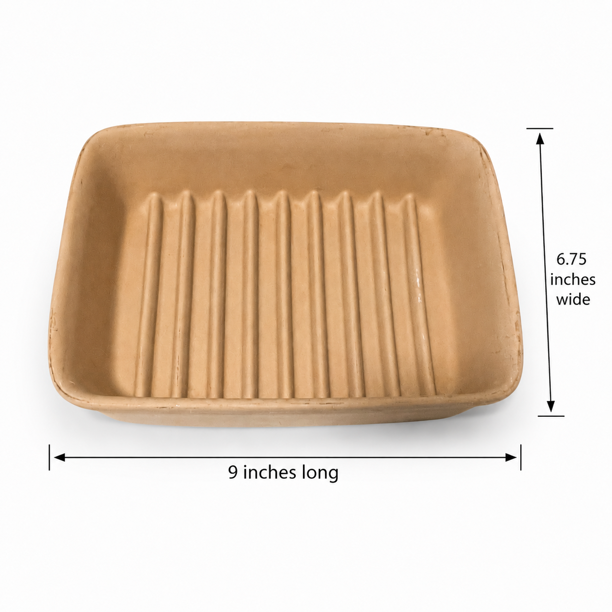 Pampered Chef Ridged Stoneware Baking Dish No 5112 - Made in USA