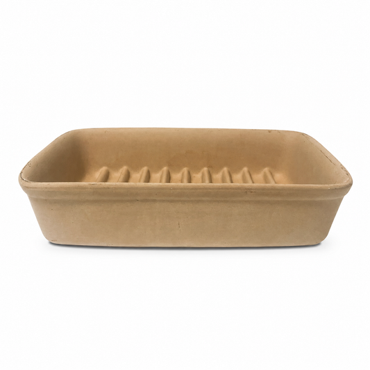 Pampered Chef Ridged Stoneware Baking Dish No 5112 - Made in USA