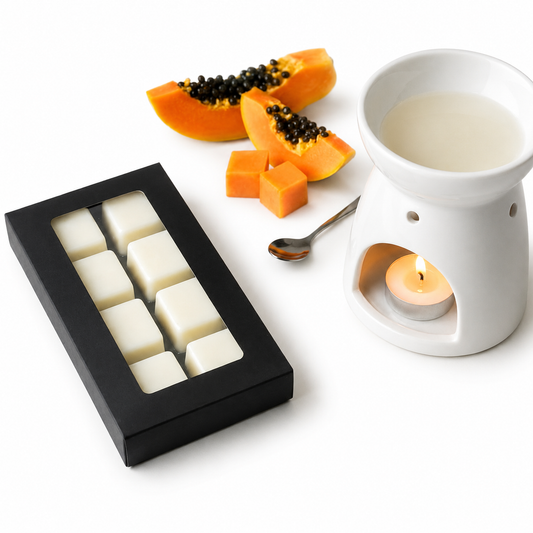 Papaya Paradise Soy Wax Melts - Handcrafted - Tropical Fruit Scent