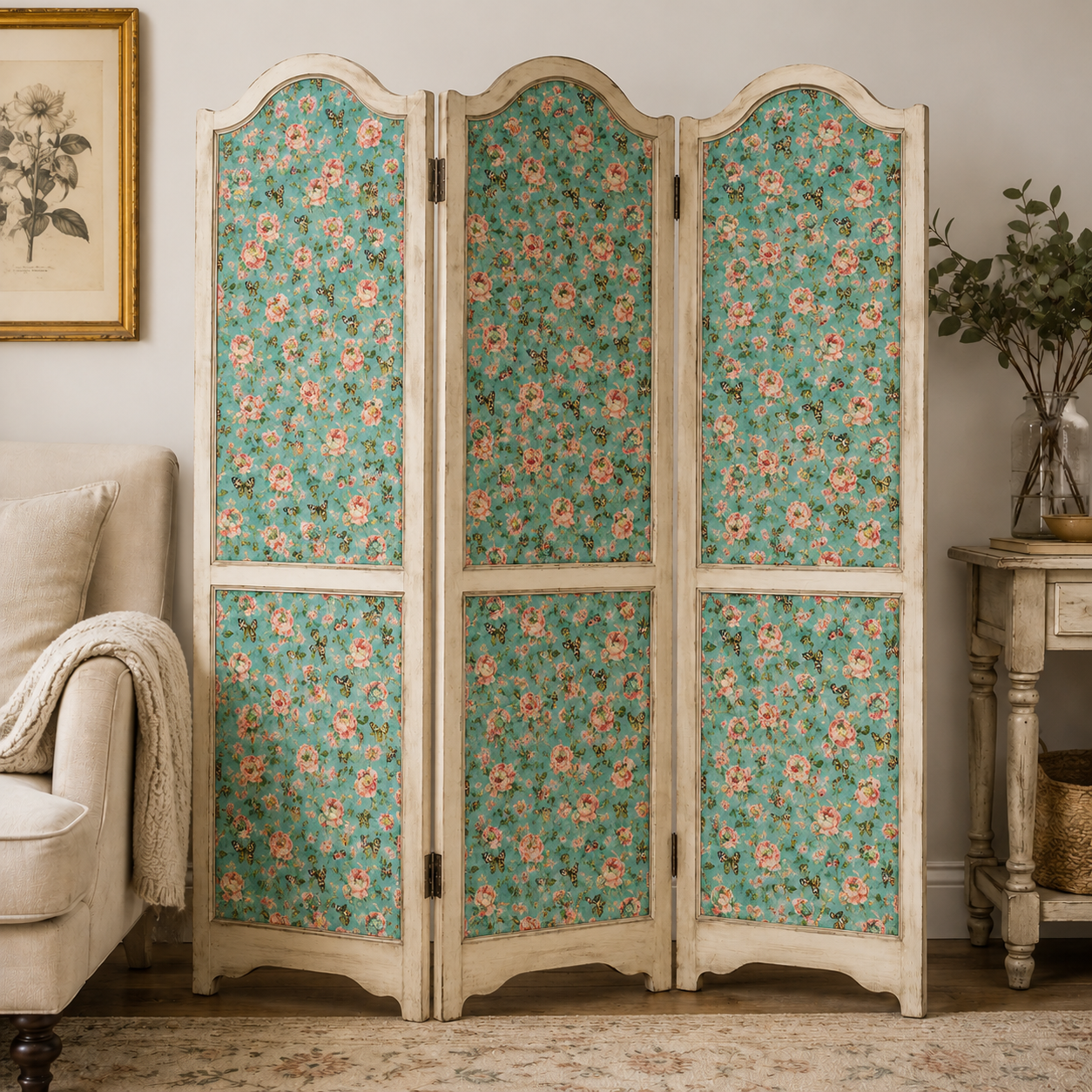 Roycycled Treasures Patina Roses Decoupage Paper - 20" x 30"
