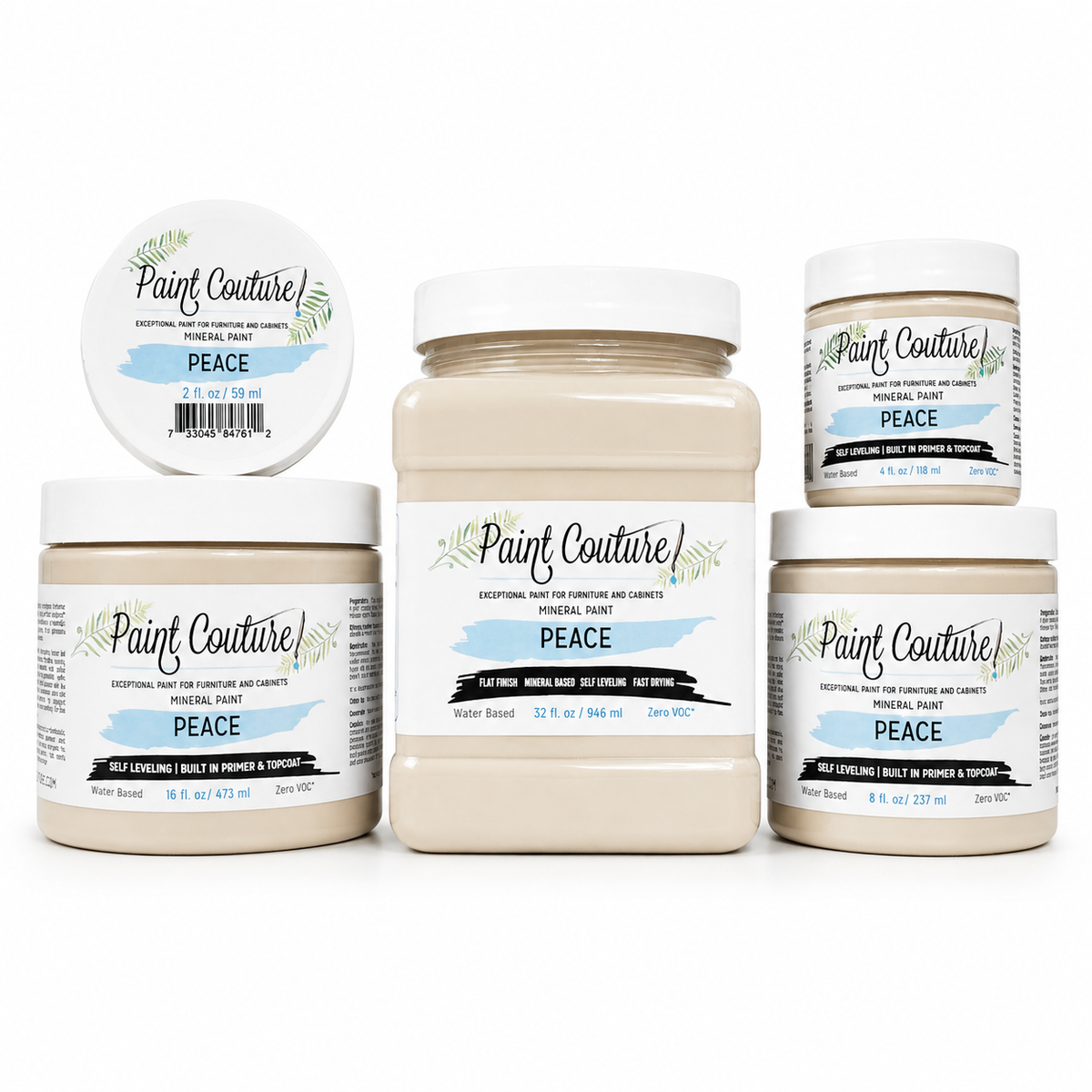 Paint Couture Peace All-in-One Acrylic Mineral Paint VOC Free