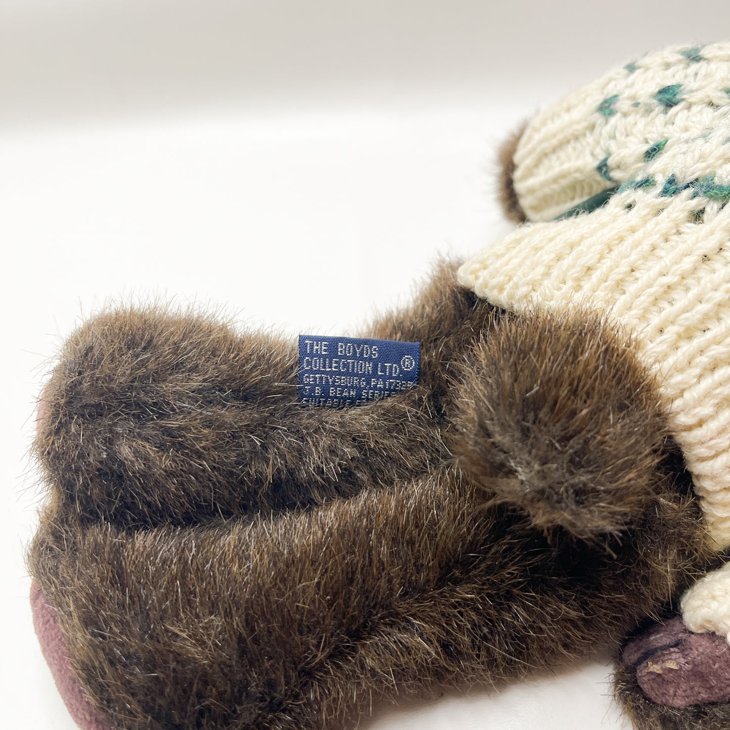 Plush Moose In Sweater - Boyds | c1985 - 1994