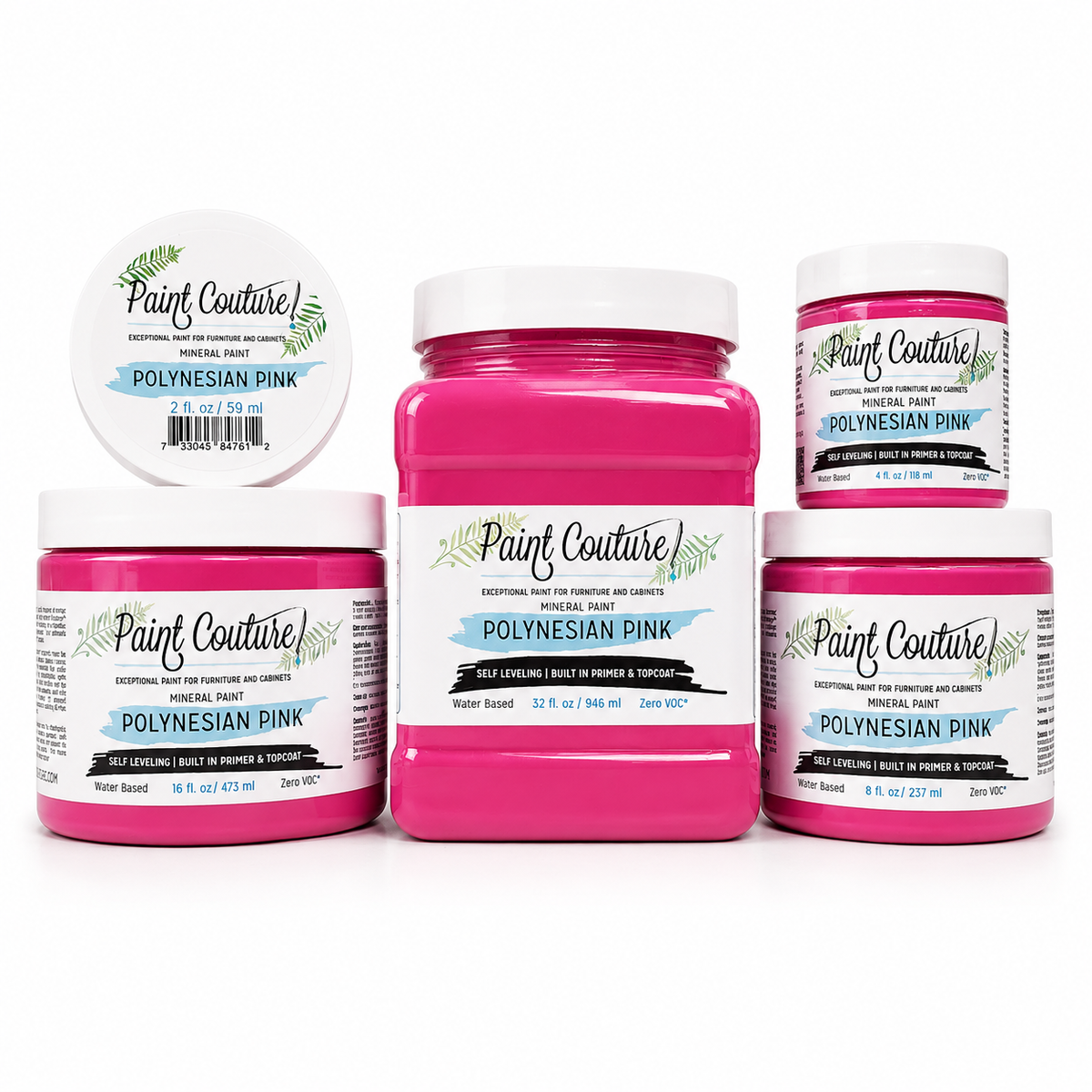 Paint Couture Polynesian Pink All in One Acrylic Mineral Paint