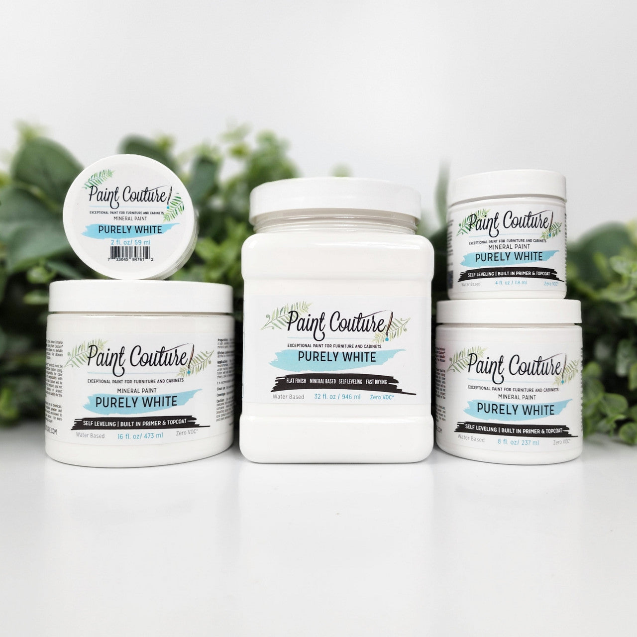 Paint Couture Purely White All in One Acrylic Mineral Paint VOC Free