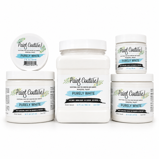 Paint Couture Purely White All in One Acrylic Mineral Paint VOC Free