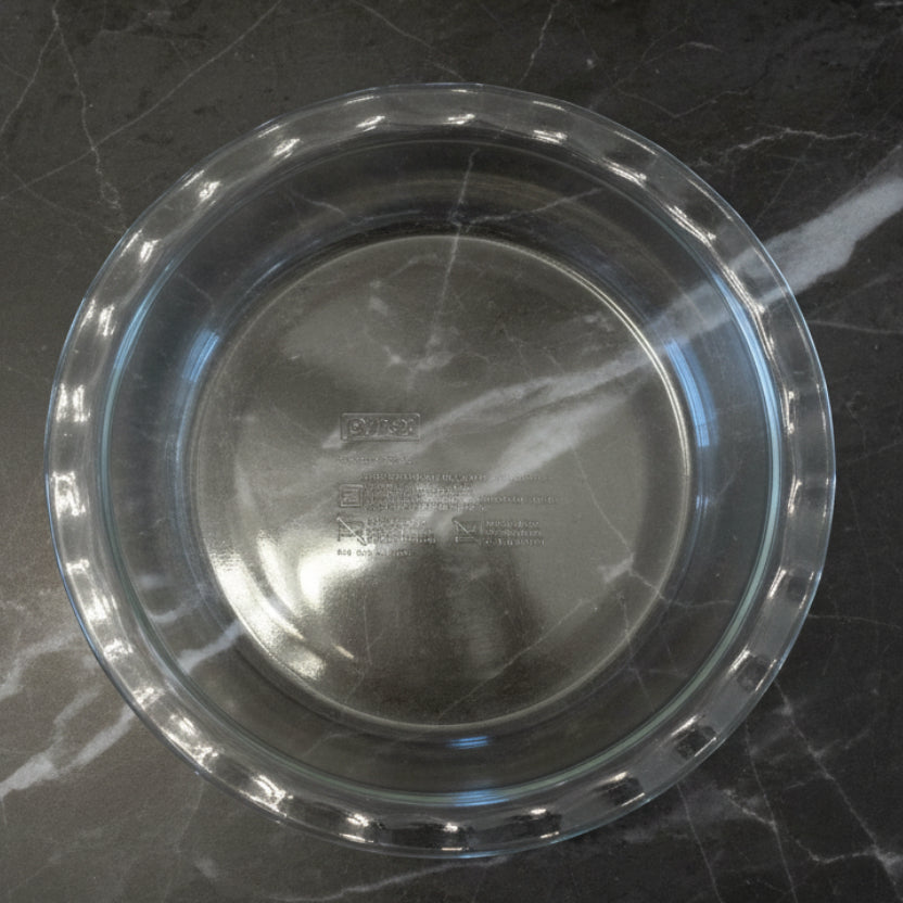 Vintage Pyrex C209 Deep Dish Pie Plate | Clear Glass Scalloped Rim USA