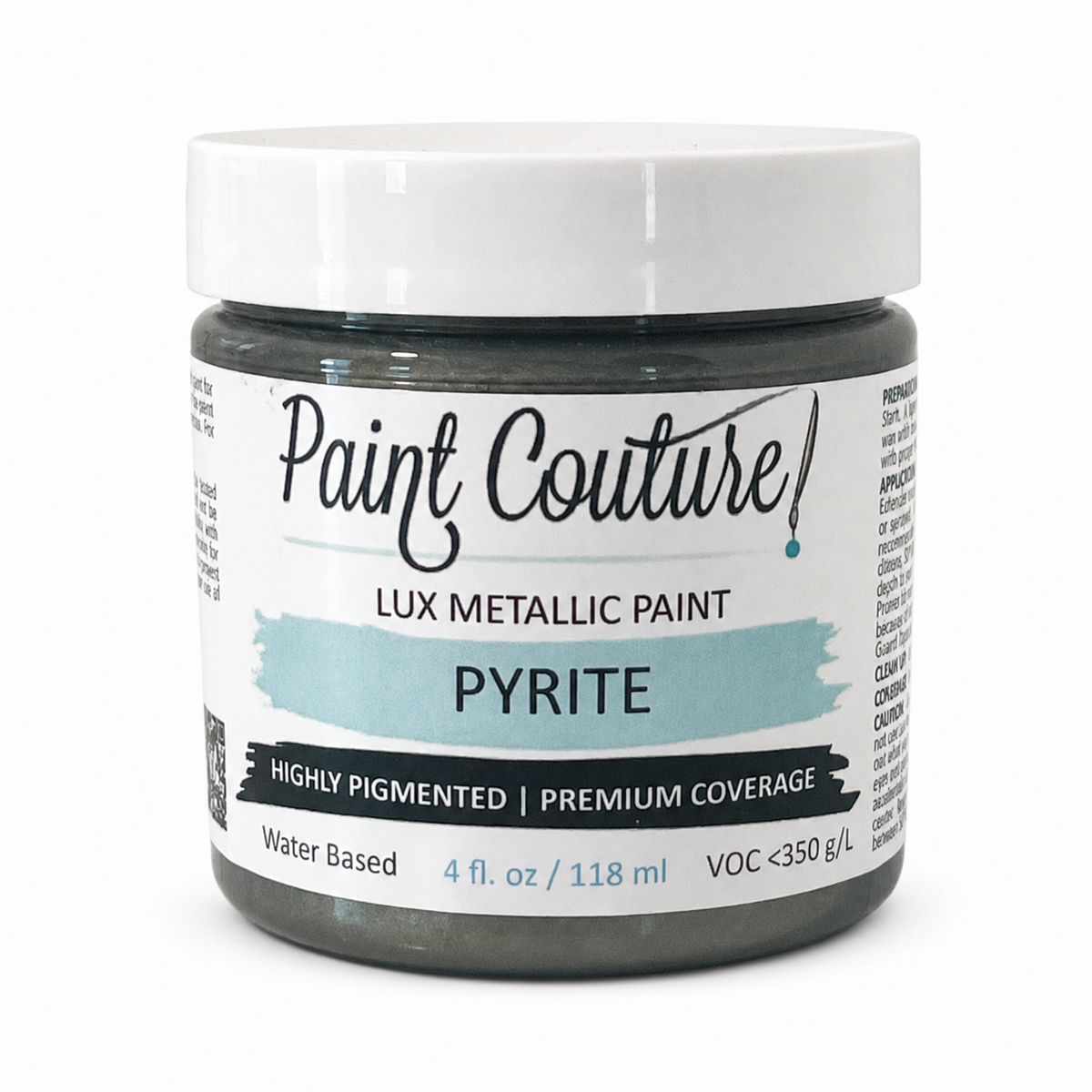 Paint Couture Pyrite Lux Metallic Paint - Silky Smooth Satin Finish