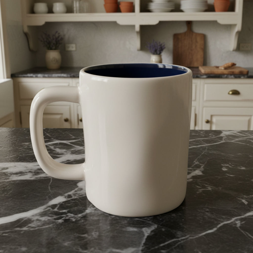 Rae Dunn Bliss Coffee Mug - Magenta Artisan Collection 16oz Capacity