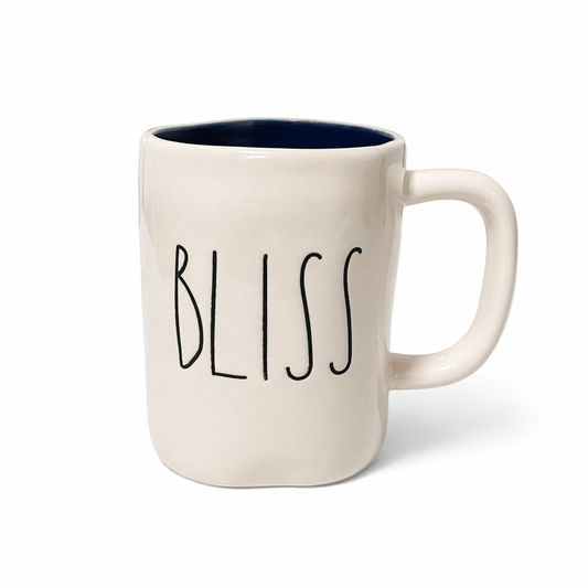 Rae Dunn Bliss Coffee Mug - Magenta Artisan Collection 16oz Capacity