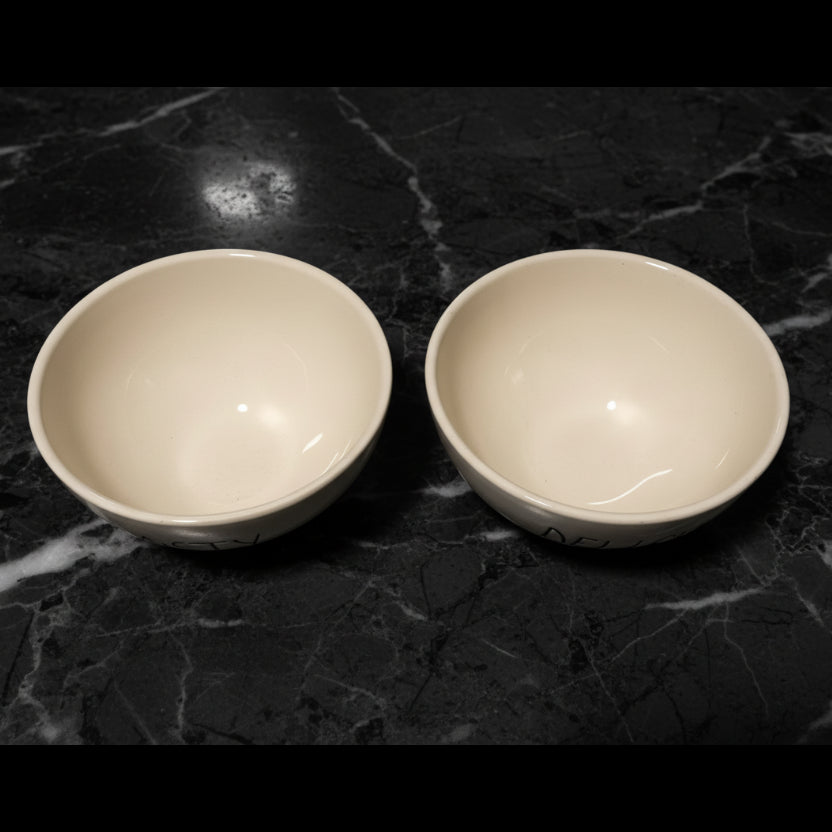 Rae Dunn Tasty & Delish Bowl Set Farmhouse Kitchen Tableware