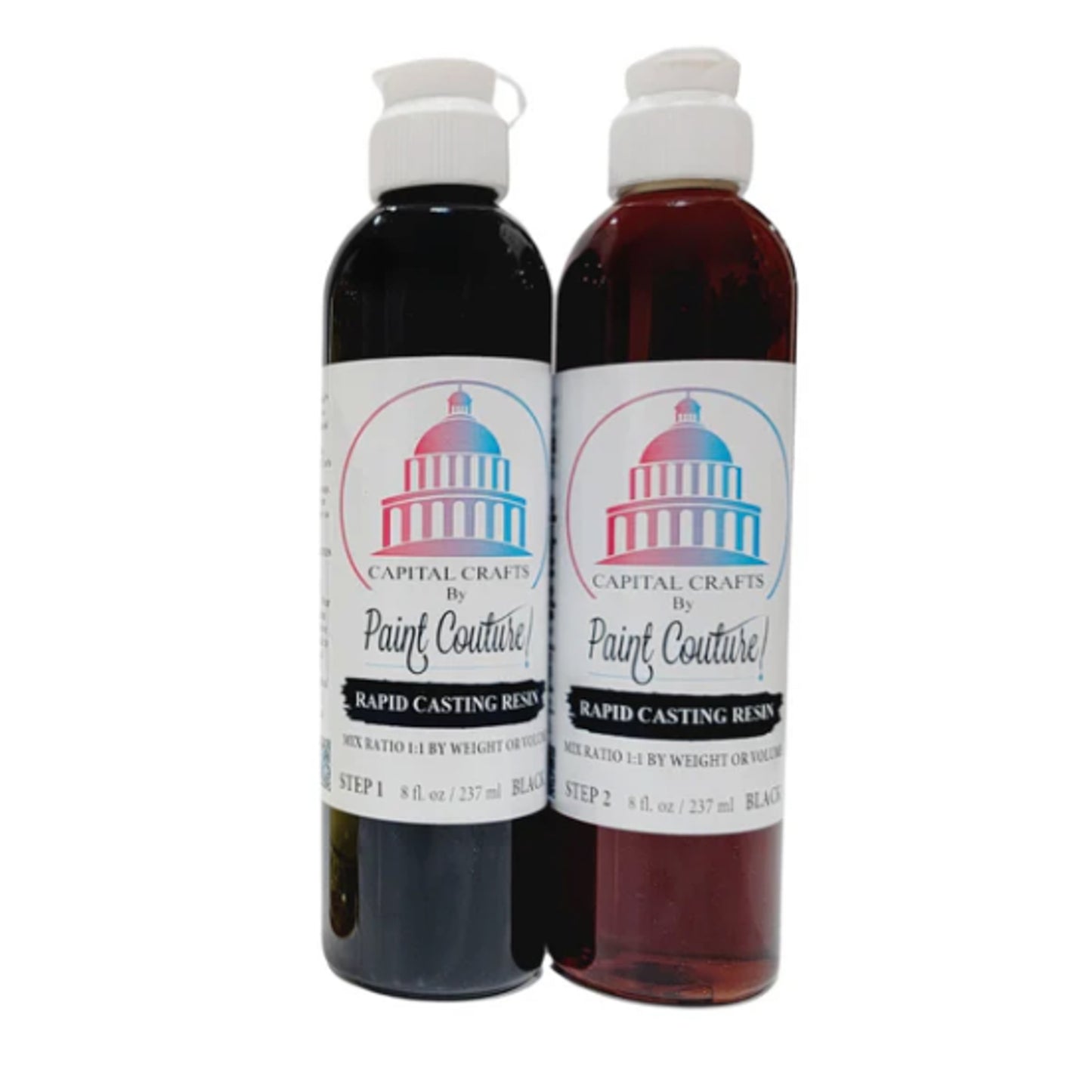 Paint Couture Rapid Casting Resin Black - Two-Part 10min Cure Time