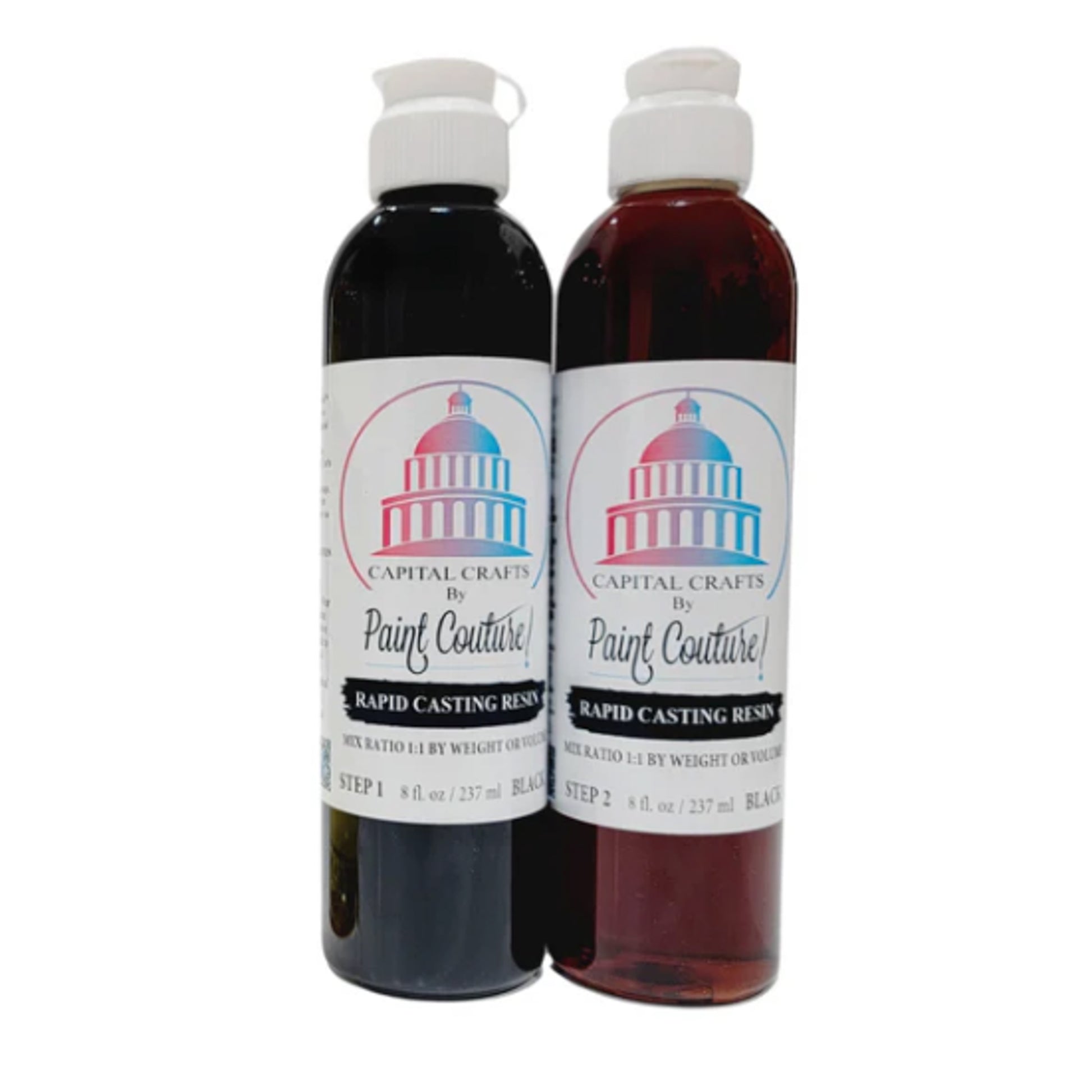 Paint Couture Rapid Casting Resin Black - Two-Part 10min Cure Time