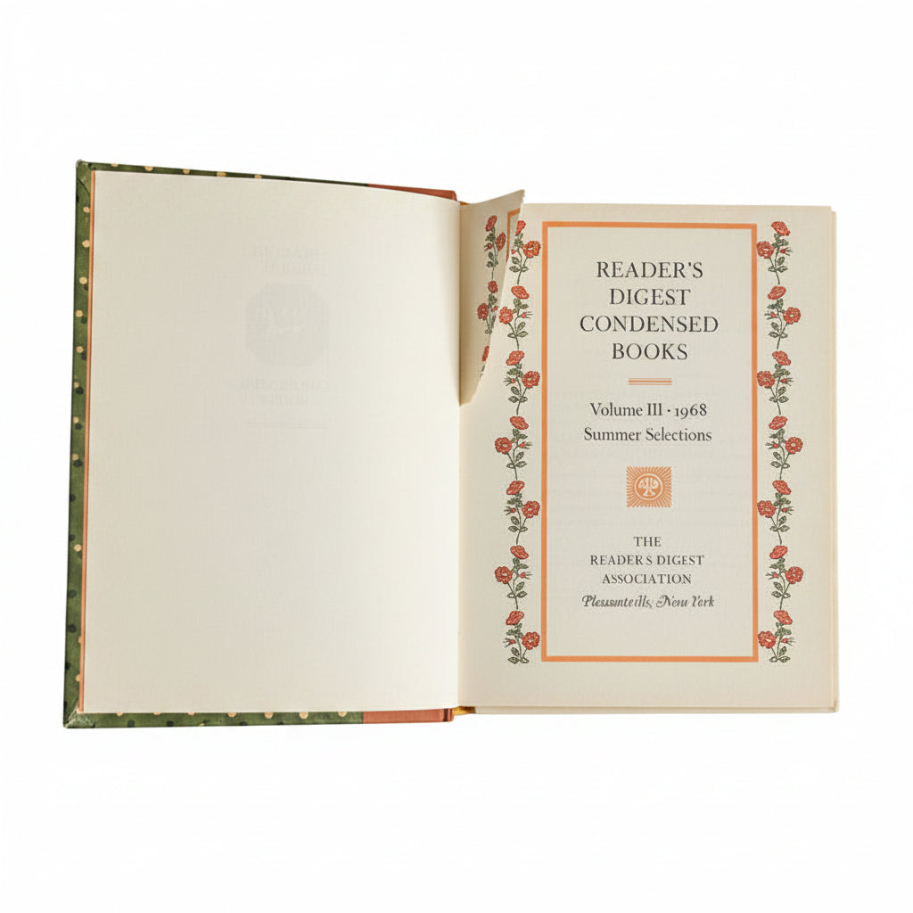 Vintage Reader’s Digest Condensed Books Volume 3 1968 Hardcover Book