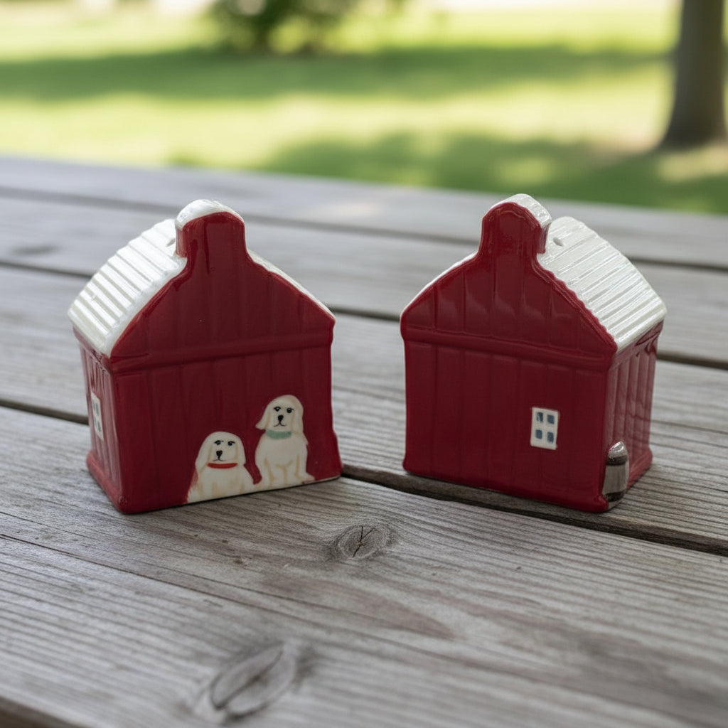 Red Barn Salt & Pepper Shaker Set - Pioneer Woman