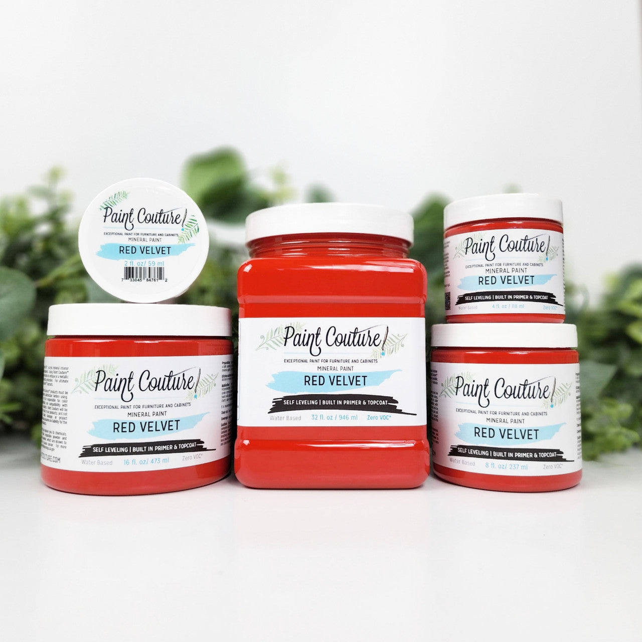 Paint Couture Red Velvet All in One Acrylic Mineral Paint VOC Free