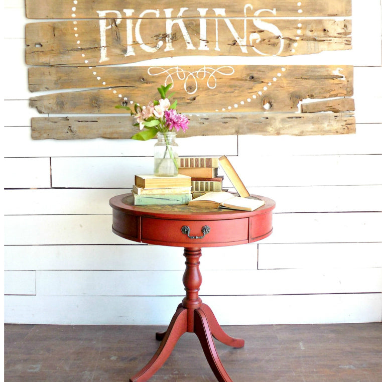 Sweet Pickins Red Wagon Milk Paint - Food Safe, Non-Toxic & VOC Free