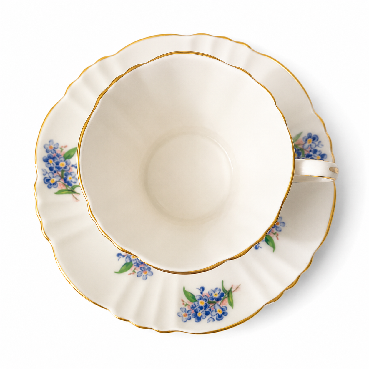 Vintage Royal Standard Bone China Tea Cup & Saucer Set - England