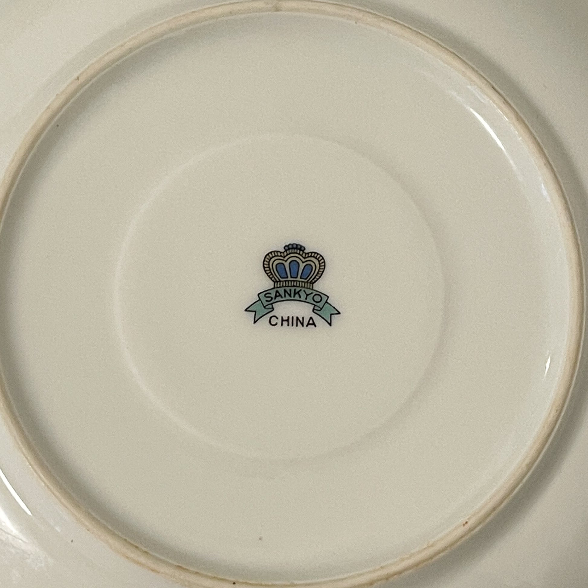 Vintage Sankyo Rose Pattern Bowls Japan - Set of 6