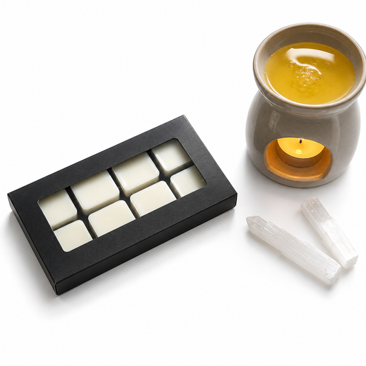 Selenite Glow Soy Wax Melts - Clean Ozone & Marine Luxury Scent