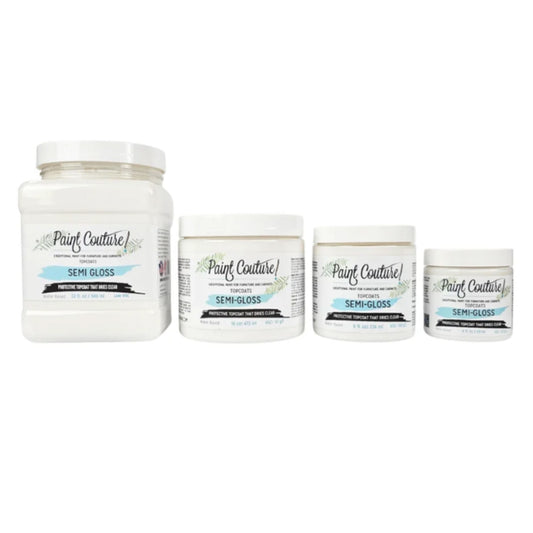 Paint Couture Semi-Gloss Topcoat - Water Based and Low VOC Sealer