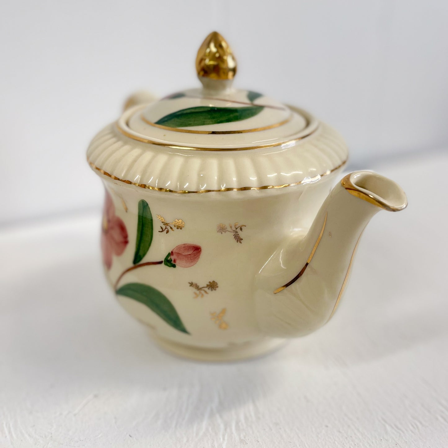 Floral Tea Pot by Shawnee Pottery USA