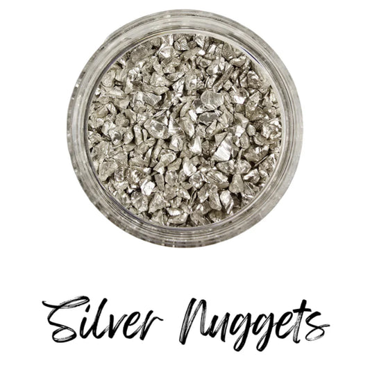Silver Nuggets by Paint Couture - Decorative Craft Filler for Art