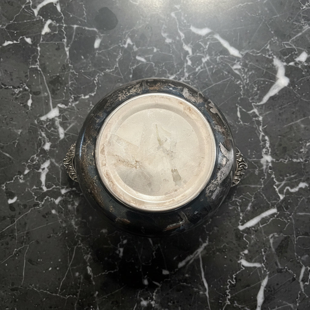 Silverplate Ice Bucket with Handles