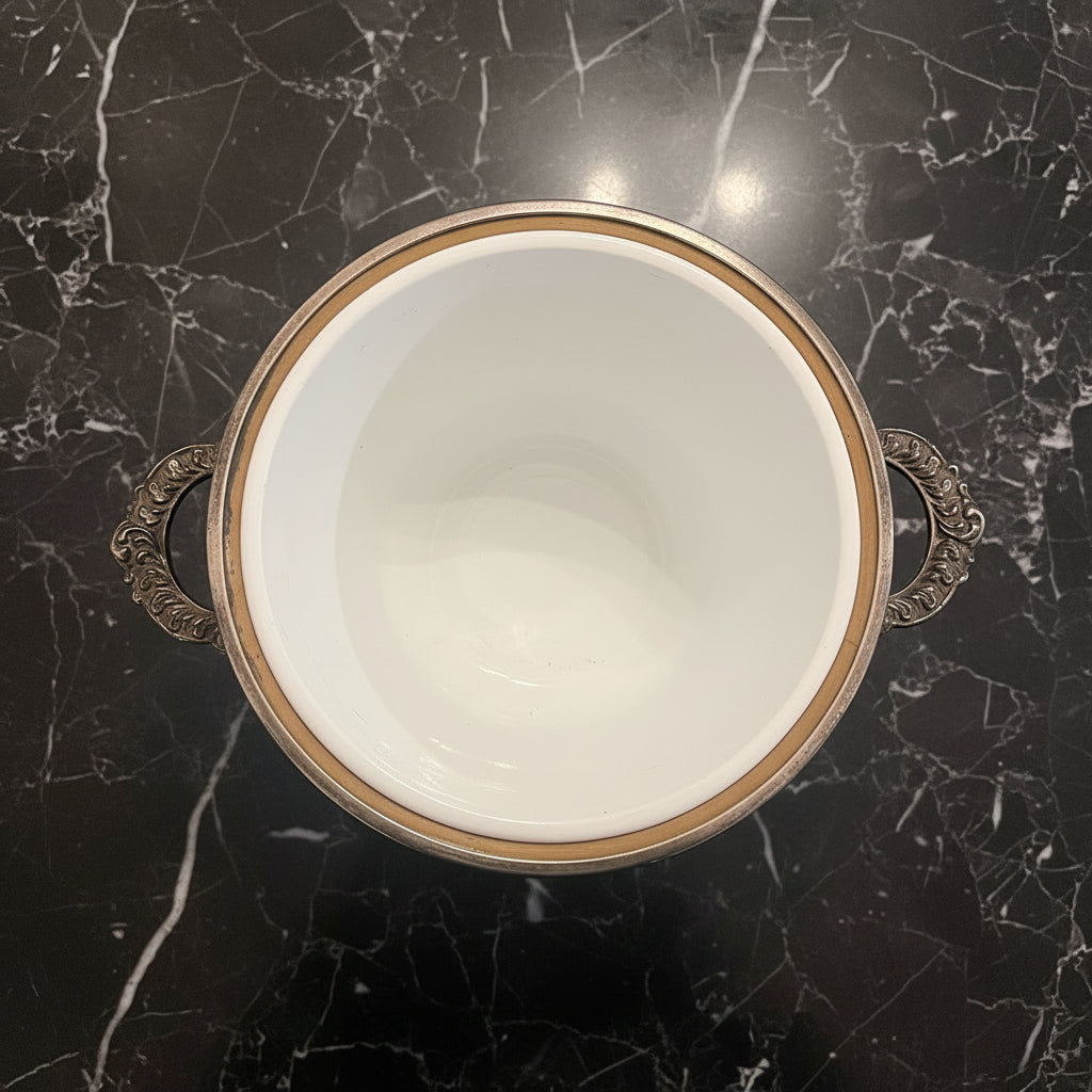Silverplate Ice Bucket with Handles