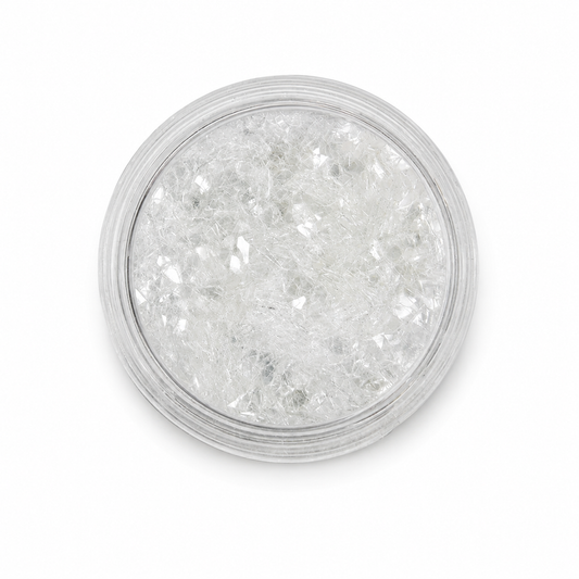 Paint Couture Snowflake Glass Glitter Flakes - Vintage Style Glitter