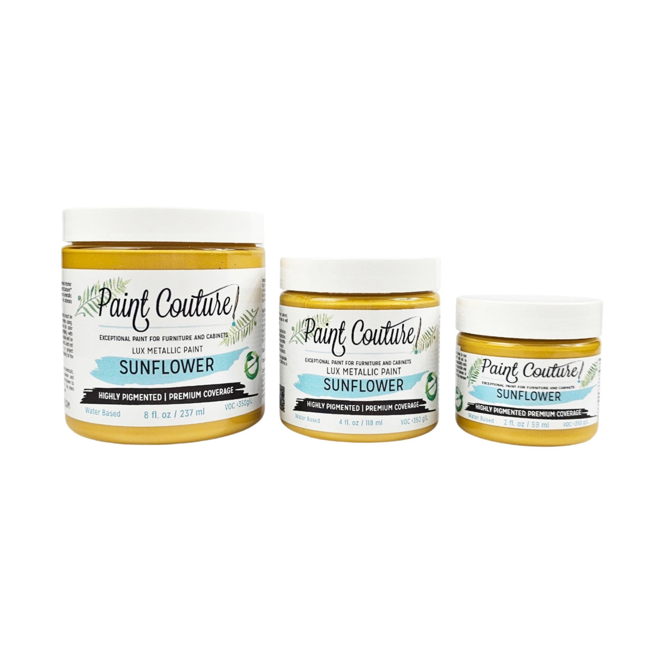 Sunflower Lux Metallic Paint -by Paint Couture - Silky Satin Finish