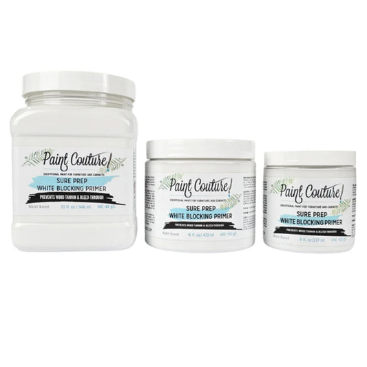 Paint Couture Sure Prep White Blocking Primer - Water-Based Prep