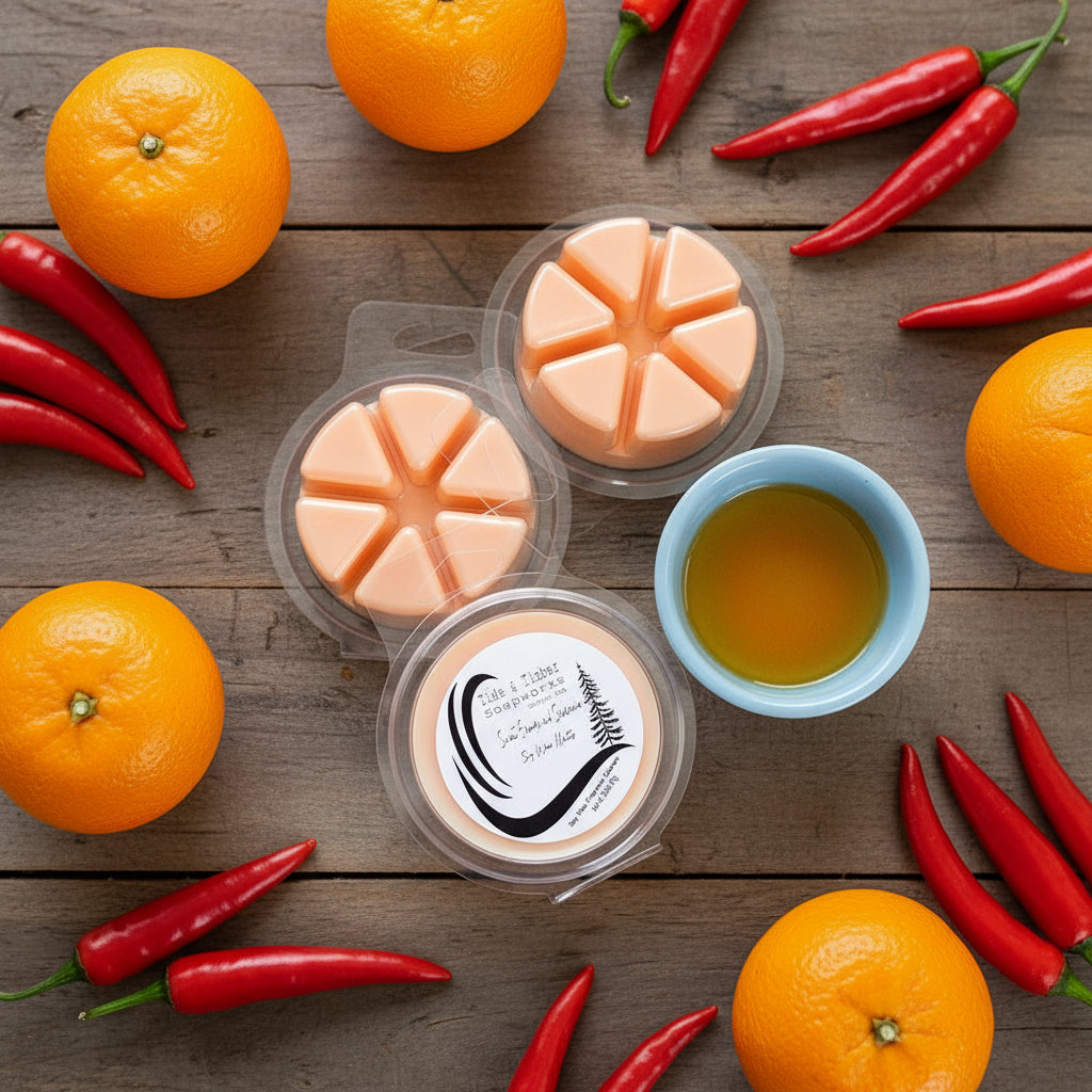 Sweet Orange & Sriracha Soy Wax Melts by Tide & Timber Soapworks