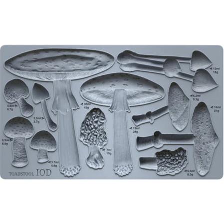 IOD TOADSTOOL Decor Mould by Iron Orchid Designs