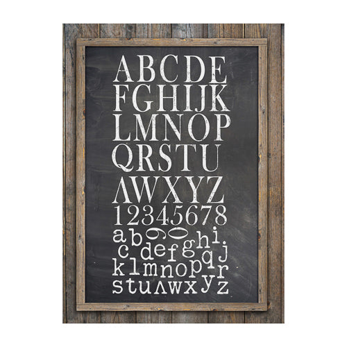 IOD Typesetting Decor Stamp - Iron Orchid Designs