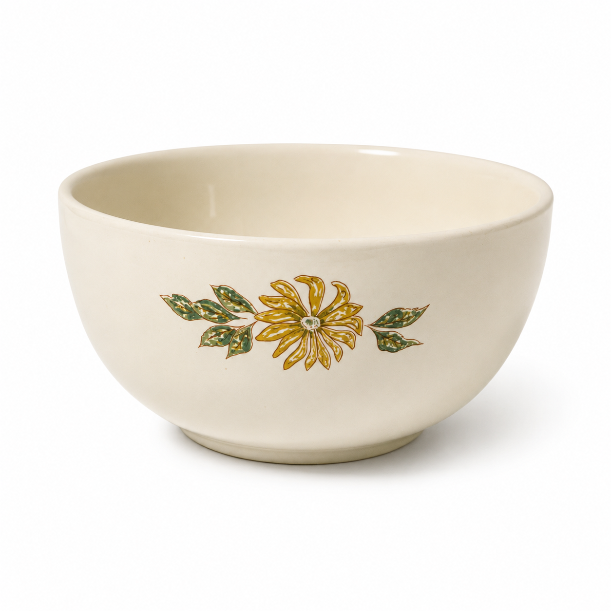 Vintage Taylor Smith & Taylor Taylorstone Daisy Wreath Mixing Bowl