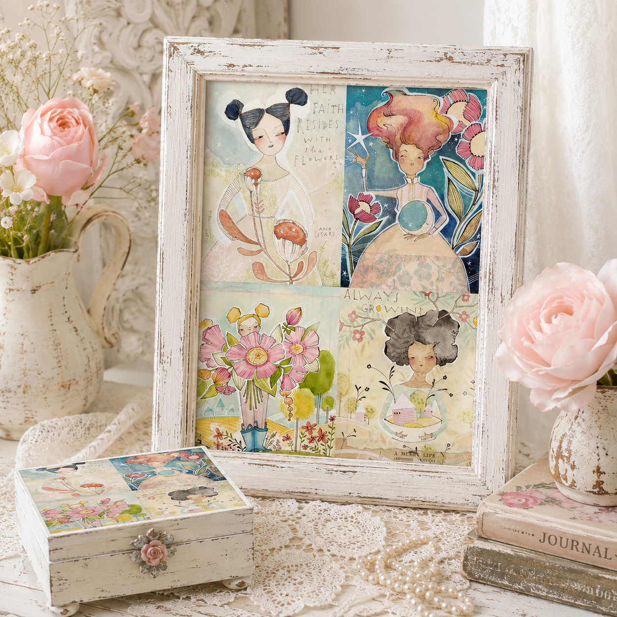 Roycycled Treasures The Ladies Decoupage Tissue Paper - 20" x 30"
