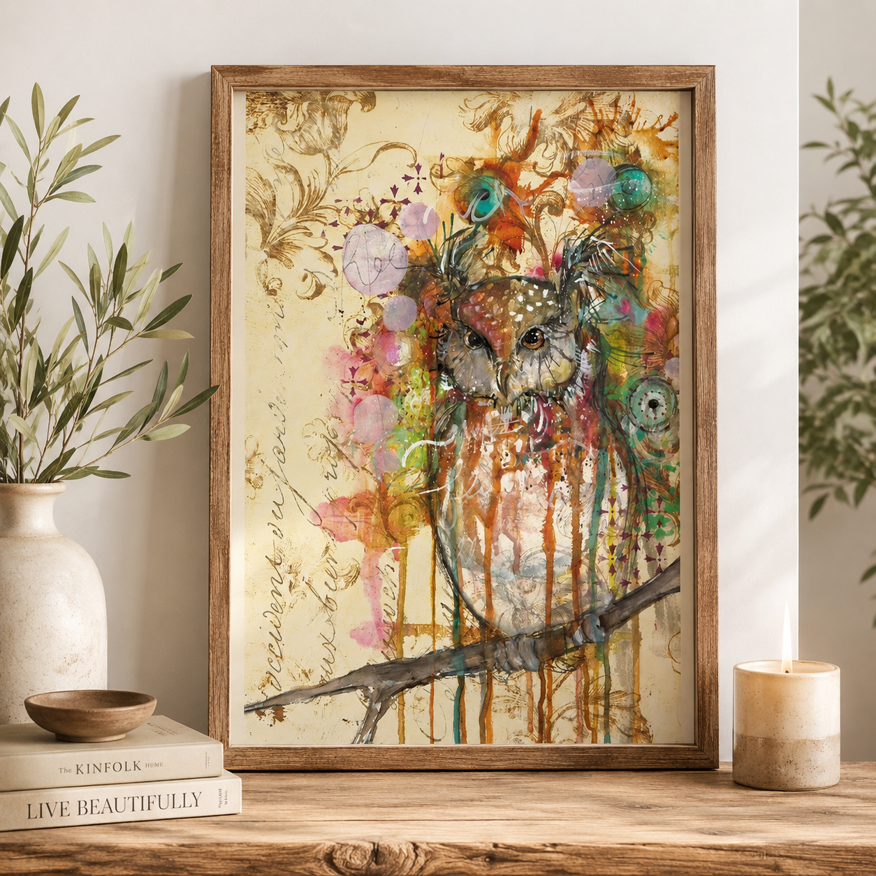 Roycycled Treasures The Owl Decoupage Paper - 20" x 30" USA Made