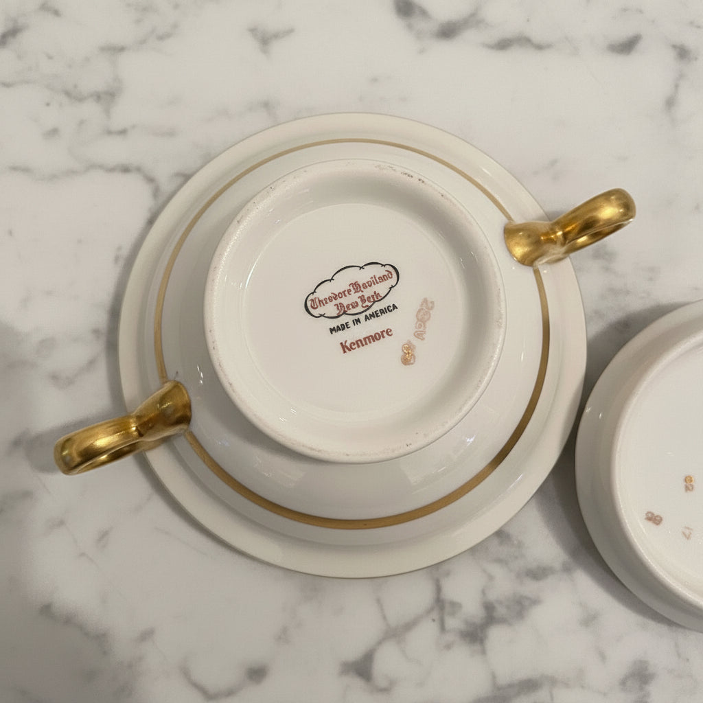 1940s Theodore Haviland Kenmore Sugar Bowl