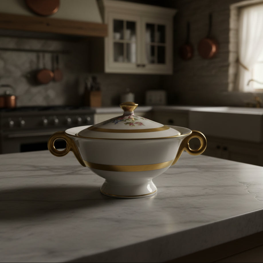 1940s Theodore Haviland Kenmore Sugar Bowl