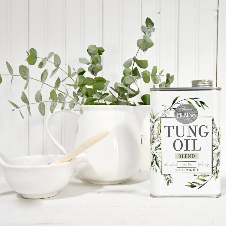 Sweet Pickins Tung Oil Blend - Food Safe Wood Finish & Sealer