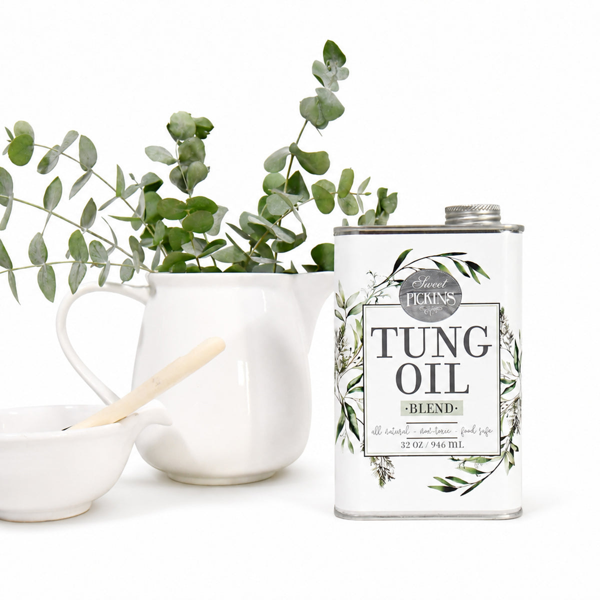 Sweet Pickins Tung Oil Blend - Food Safe Wood Finish & Sealer