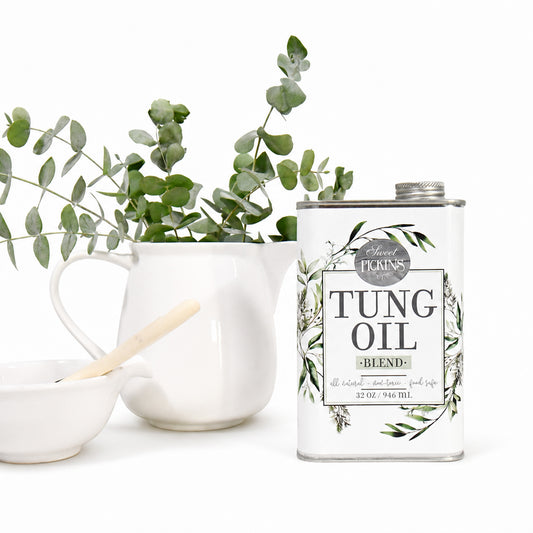 Sweet Pickins Tung Oil Blend - Food Safe Wood Finish & Sealer